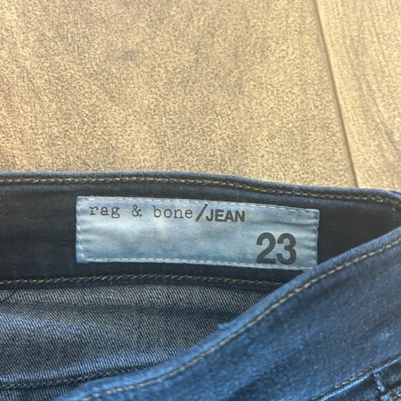 rag & bone Lynnwood Capri Dark Denim Jeans Size 23 - Picture 4 of 4
